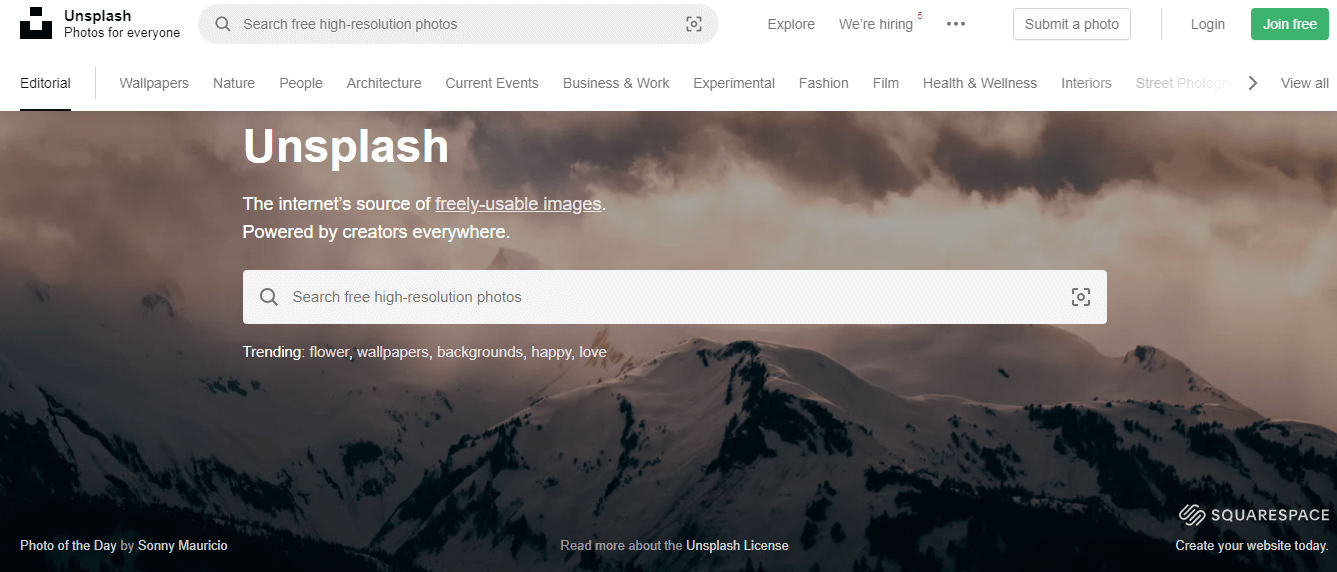 Unsplash