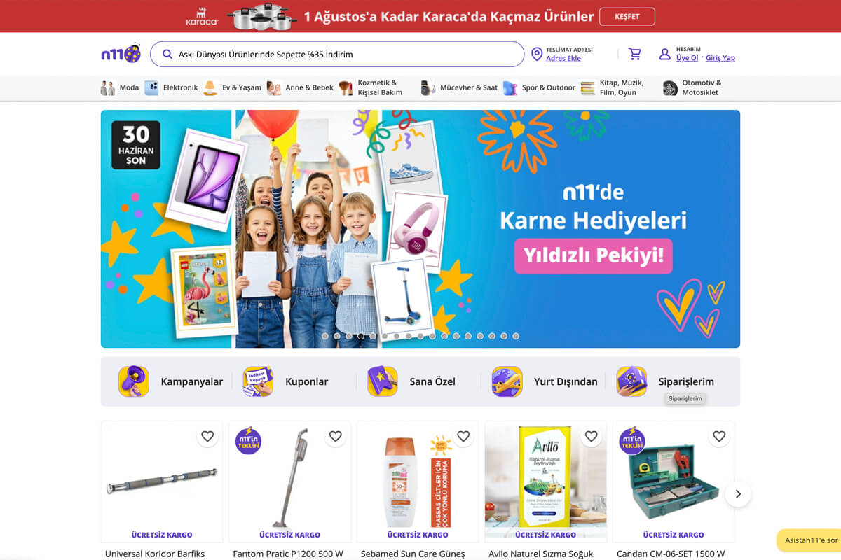 Türkiye'nin E-Ticaret Pazaryerleri: n11