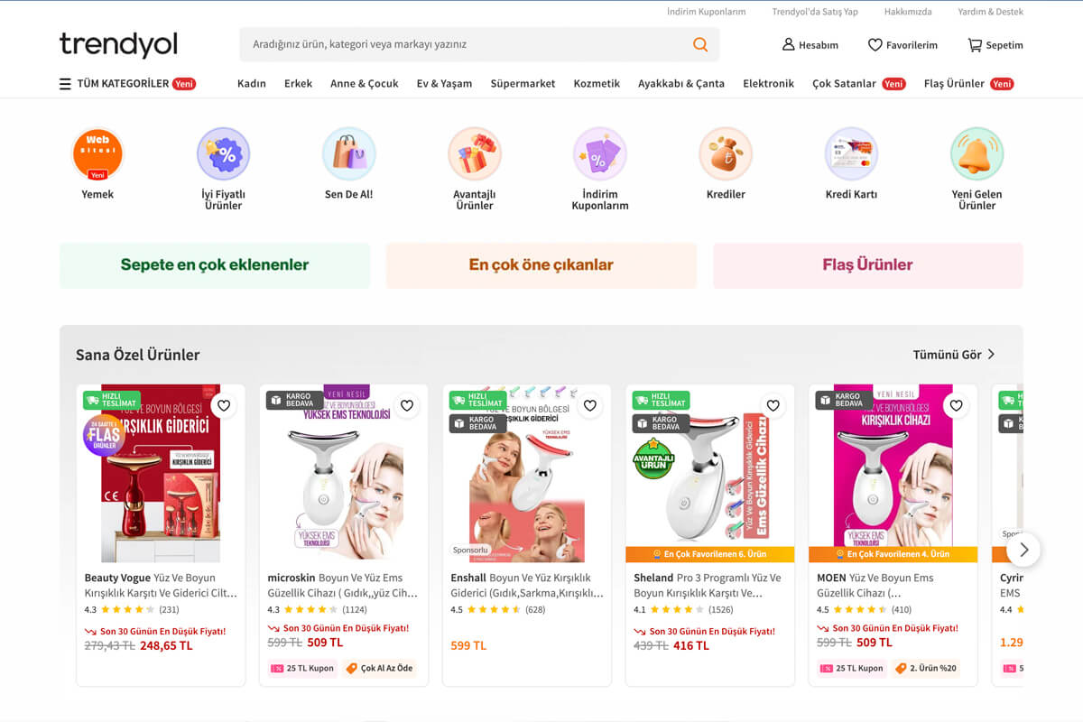 Türkiye'nin E-Ticaret Pazaryerleri: Trendyol